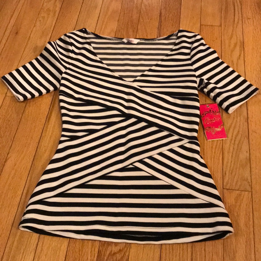 Candies XS Brand New striped top 💕